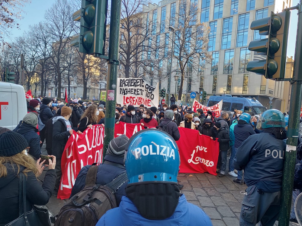 Manifestazione per Lorenzo